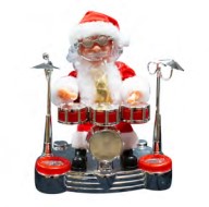 Santa Playing Drums
