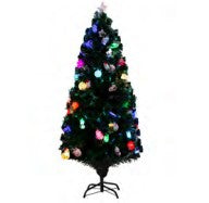 150cm Green Christmas Tree Coloured Lights