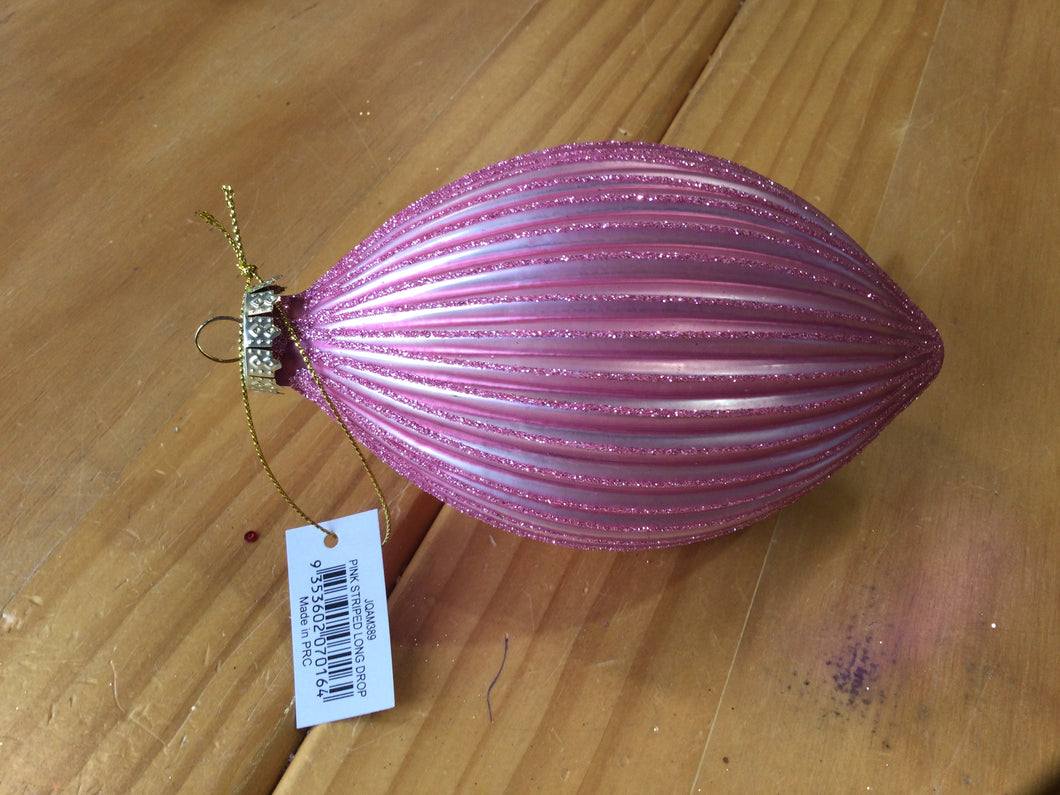 Pink Striped Drop