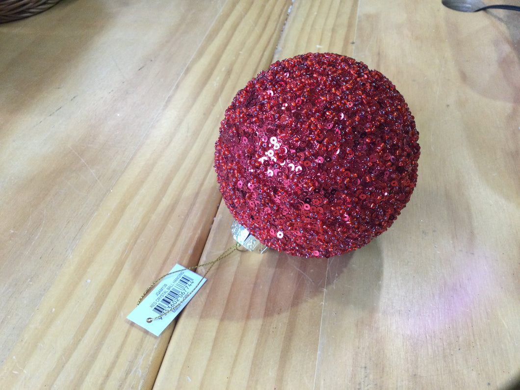 Red Crystal Ball Hanging