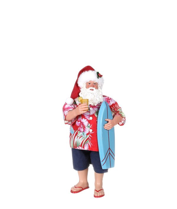 Beach Surfboard Santa 28cm