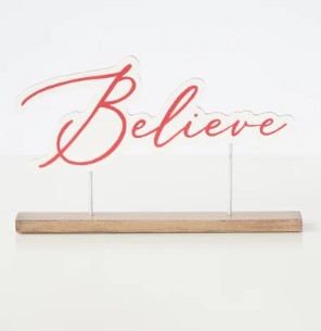 Believe Sign