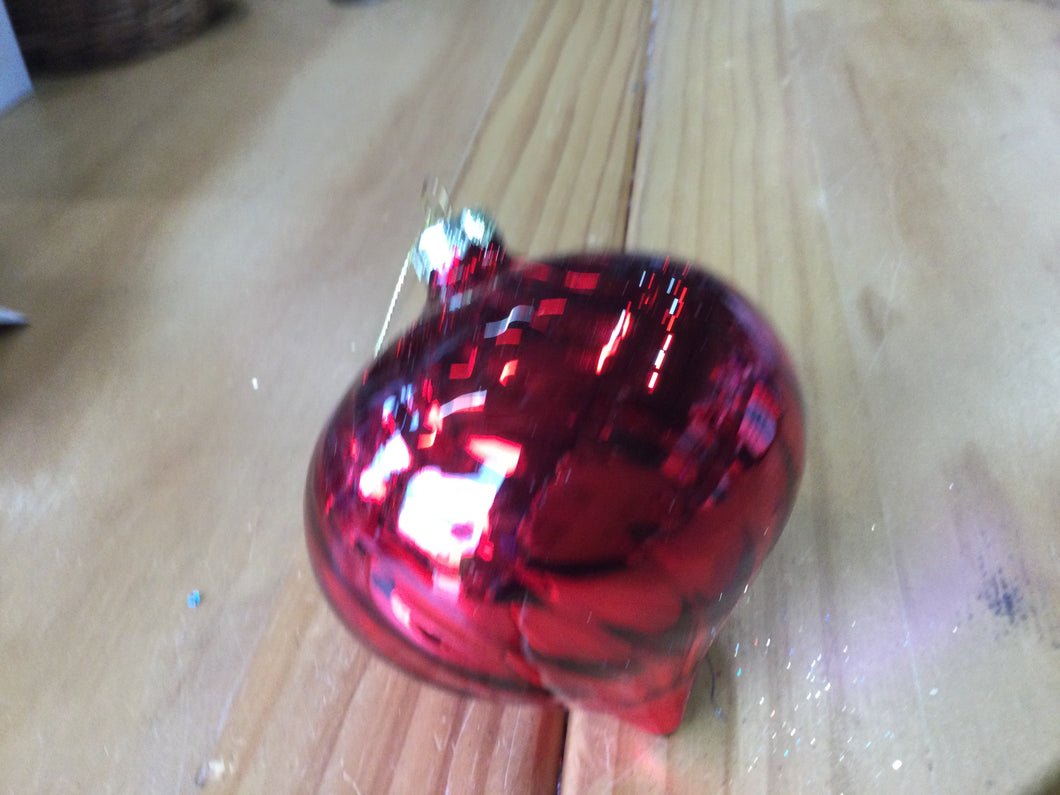 Red Shiny Ball Hanging