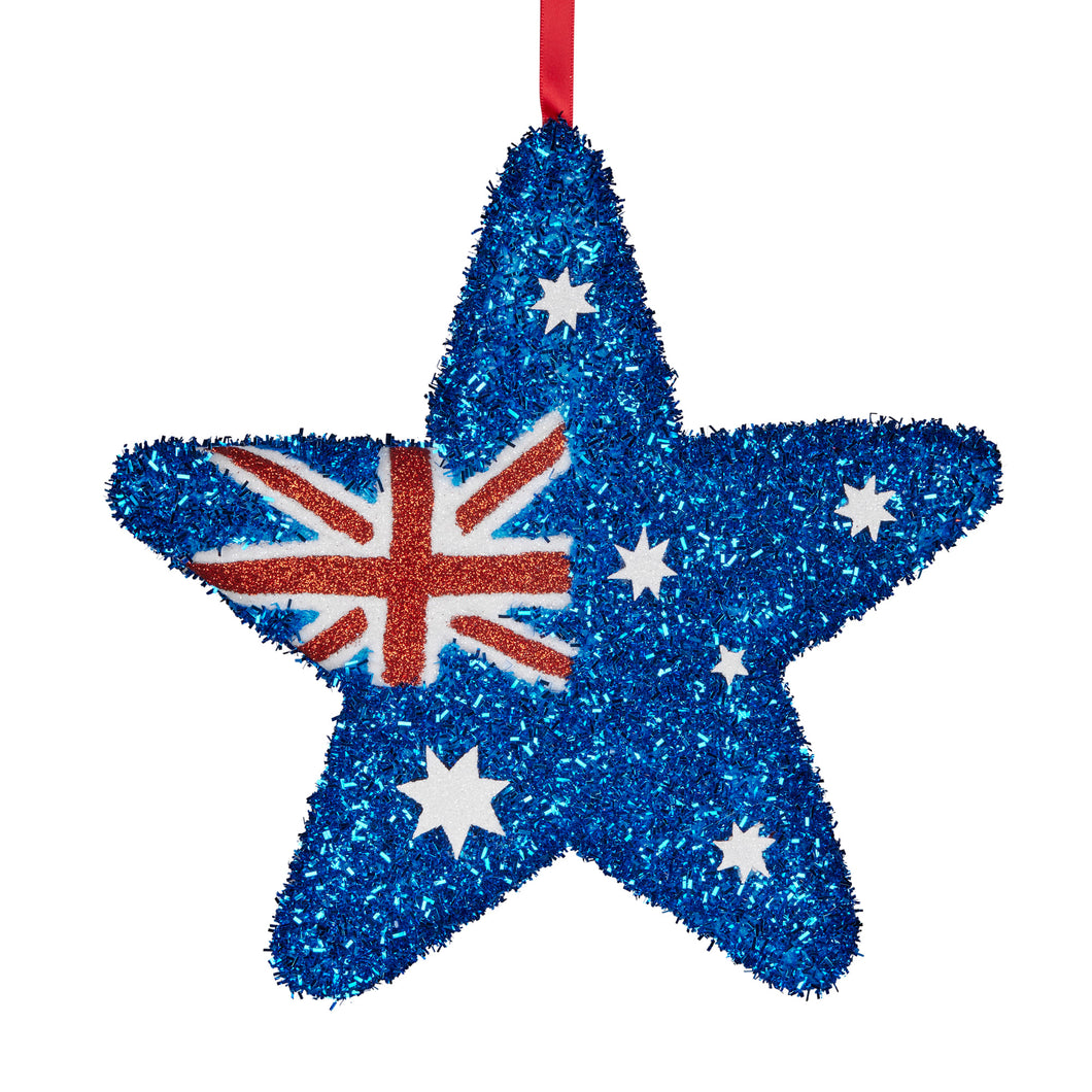 Aussie Flag Star Christmas Decoration