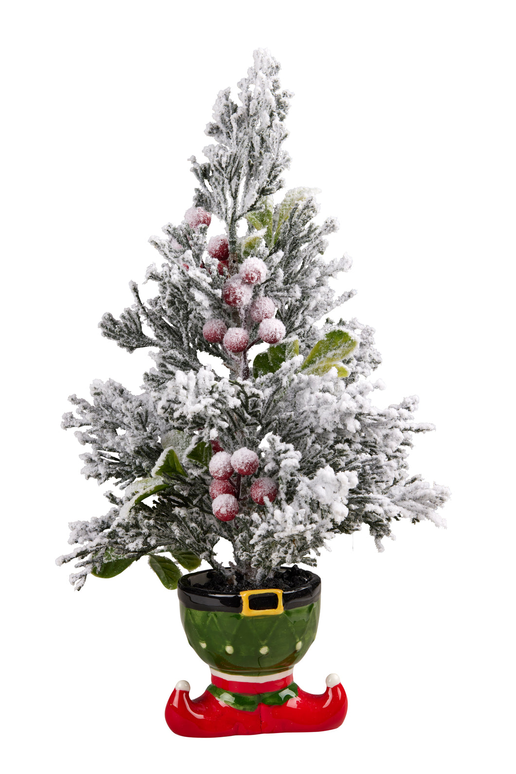 Mini Christmas Tree in elf pot