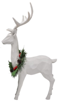 White Reindeer Standing