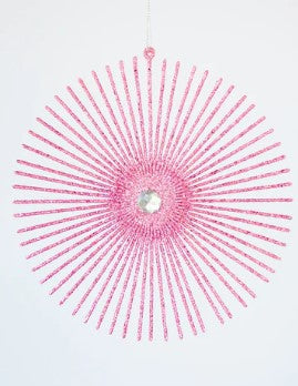 Large Pink Ray Ornament