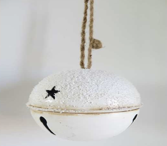 Hanging Bell White 14cm