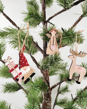 Load image into Gallery viewer, Wooden Reindeer, Santa and Angel Box Set
