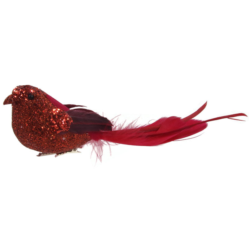Red Bird with Clip