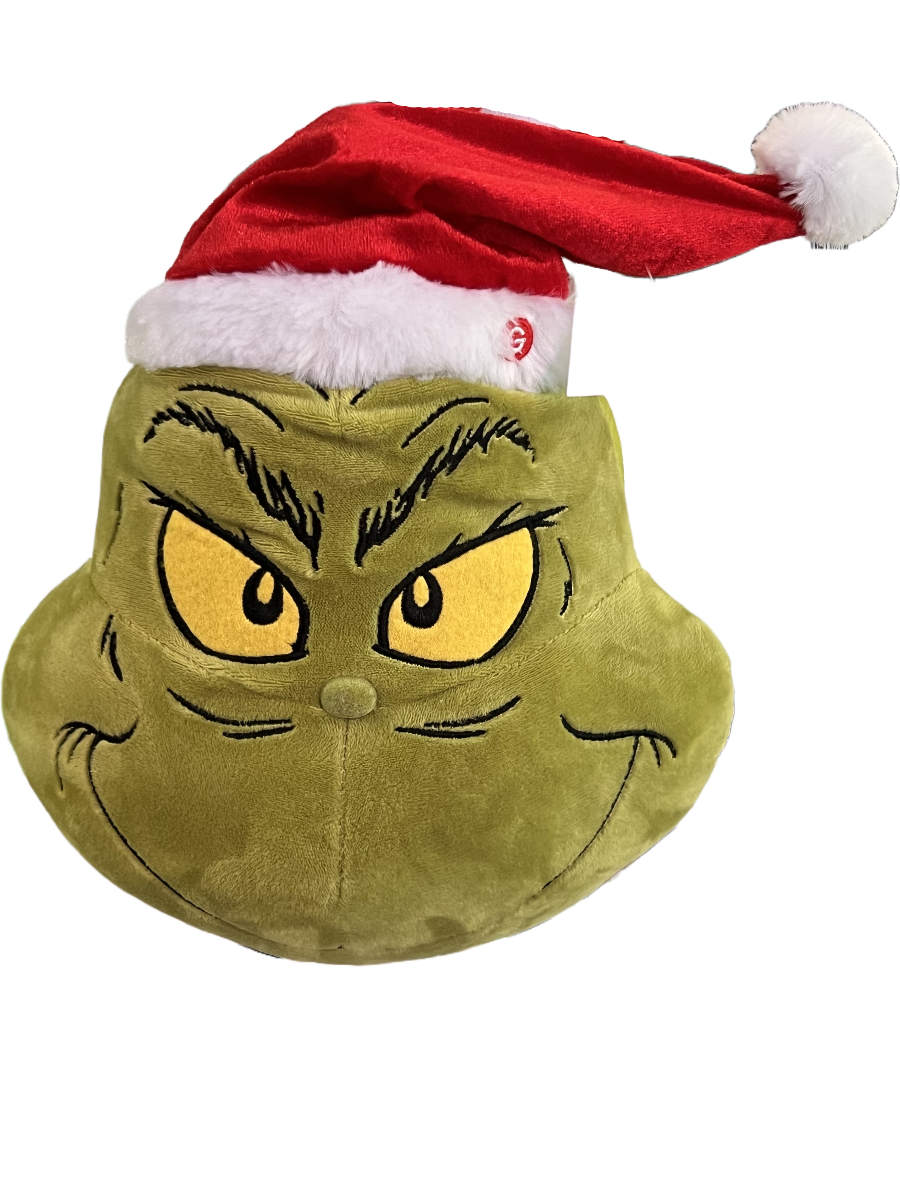 Animated Hanging Grinch Head