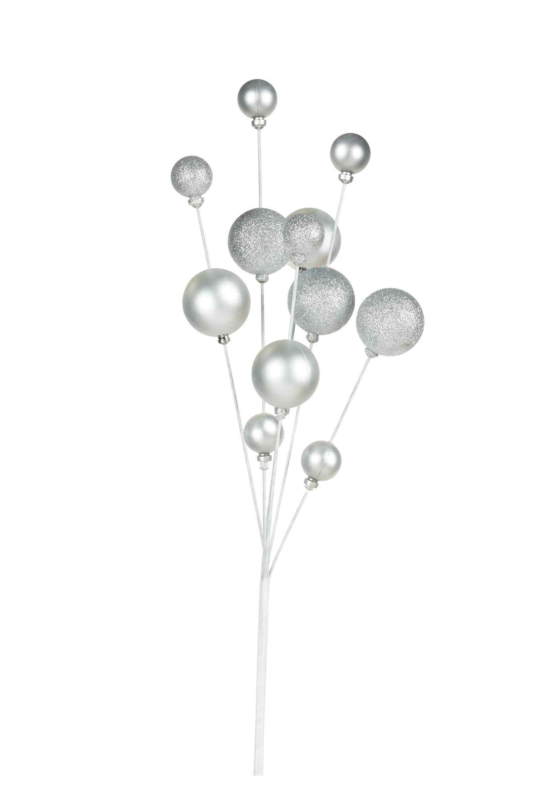 60cm Silver Ball Spray Christmas Decoration