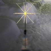 Load image into Gallery viewer, Solar Powered Starburst Pathway Stake Light
