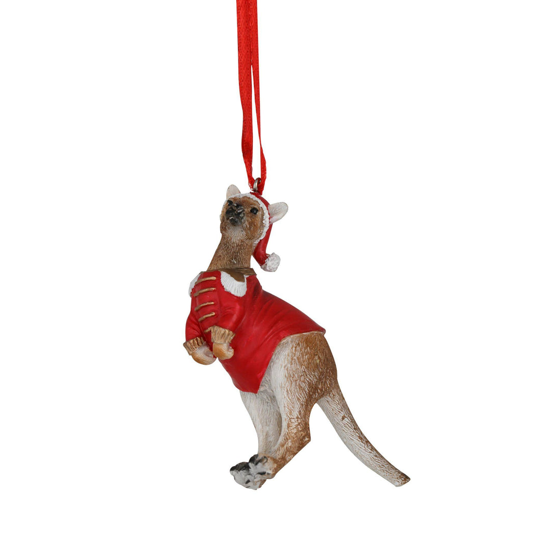 Hanging Christmas Kangaroo Red