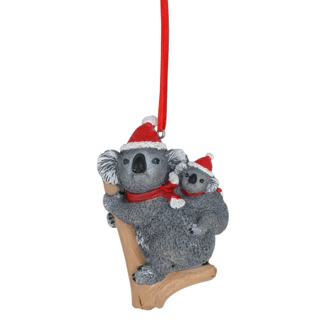 Hanging Christmas Koala and Baby