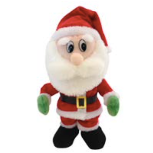 Dancing side shuffling Santa