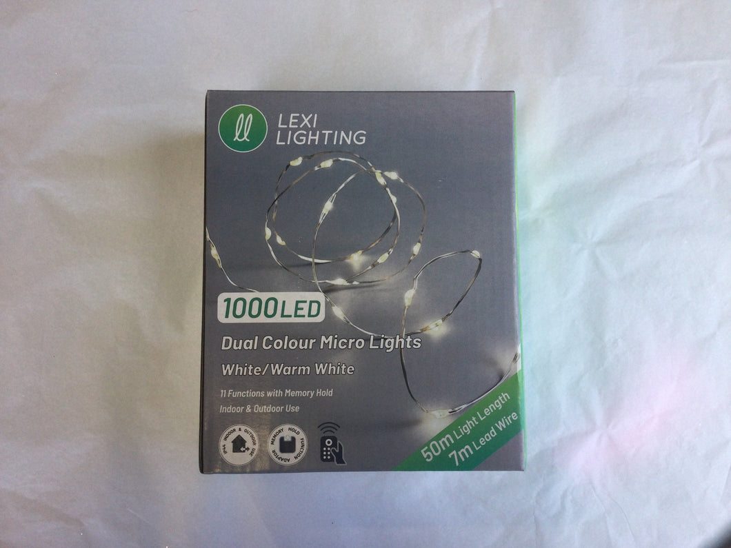 1000 LEDs Digital Dual Colour Micro Lights